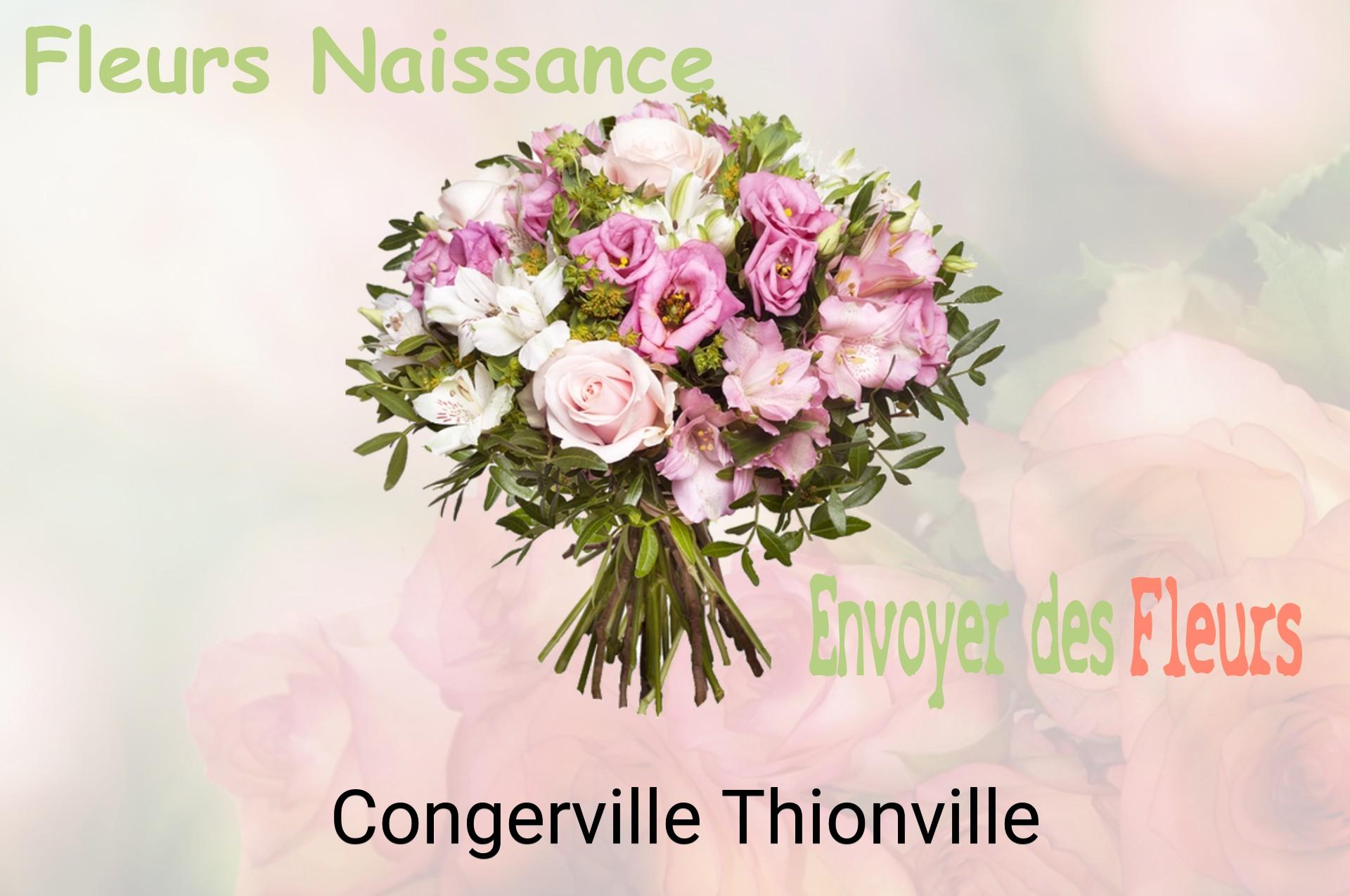 Bouquet de fleurs de naissance livré à Congerville-Thionville
